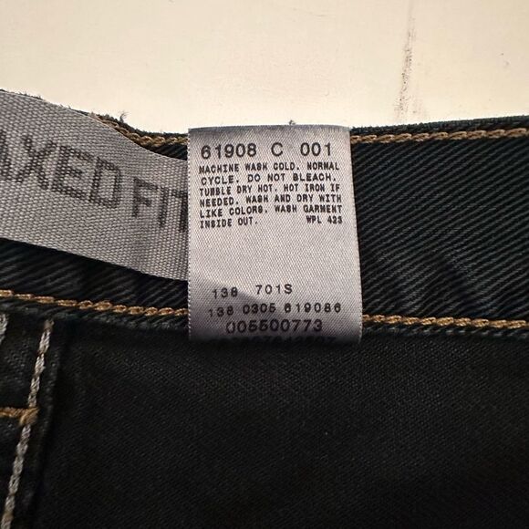 Women’s Recycled Levi’s Relaxed Fit 550 Denim Shorts, Sz 29 - Picture 7 of 8